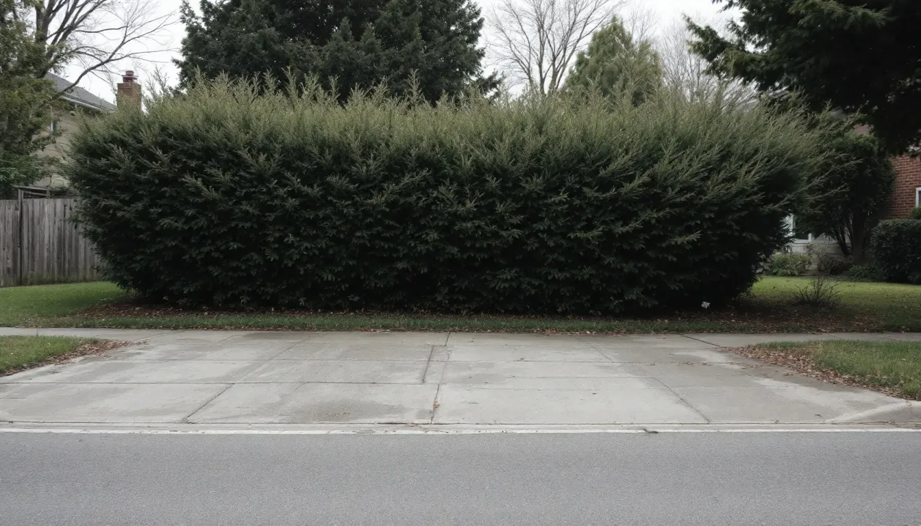 Tree Trimming Over Driveway in Columbus
