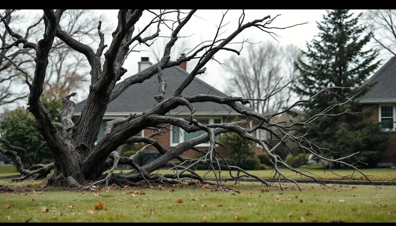 Overgrown Tree Trimming in Columbus